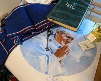 Signed pope John Paul