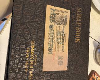 1920’ Germany paper money album 