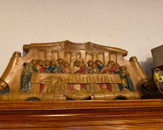 Handcarved the last supper
