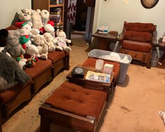 Part of the seven piece family room set