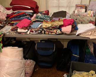 Lots of fabric