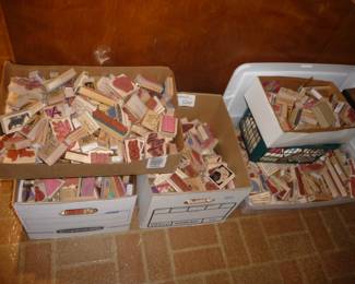 Rubber stamps =  " HUNDREDS "