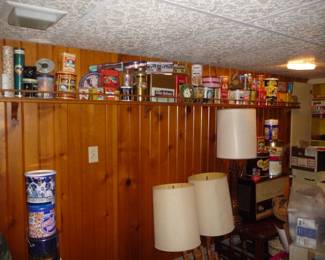 basement FULL = tins 