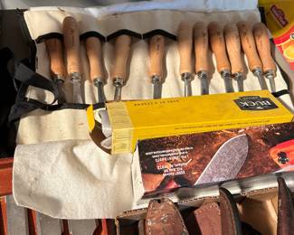 Over 100 wood lathe or wood carving tools