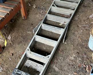 Several ladders of every size