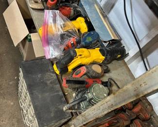 Electrical drills, sanders, and many others