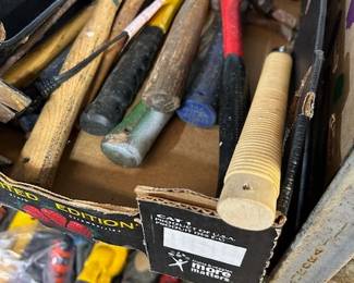 Assorted hammers
