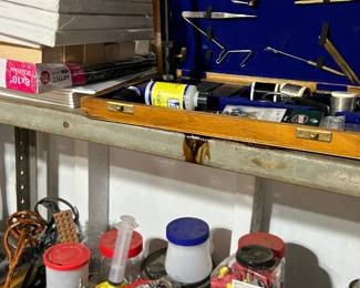 Art supplies, much of it