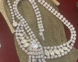 Beautiful Kramer New York rhinestone necklace