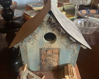 Crafted bird house - well done