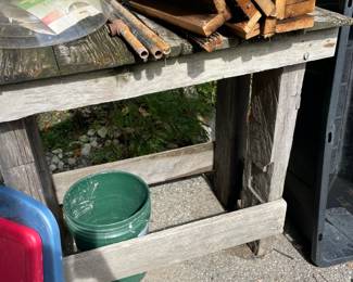 Another primitive work bench/potting table