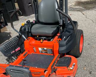 2013 Kubota Zero Turn radius 21 horse power mower with48" deck and bagger attachment **BID ITEM**
