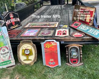 Please note that the trailer in this photo is not for sale, others are available - this one is not. Also note, the family has removed an item from the sale.