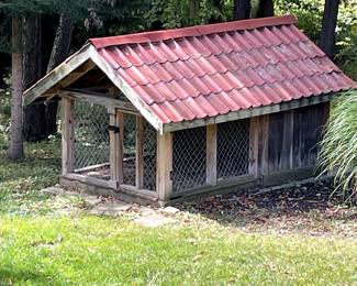 Dog house/coop - you move. Currently sitting atop concrete blocks, not built in.