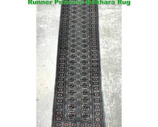 Lot 1803 2 7 X 10 5 Wool and Silk Long Runner Princess Bokhara Rug