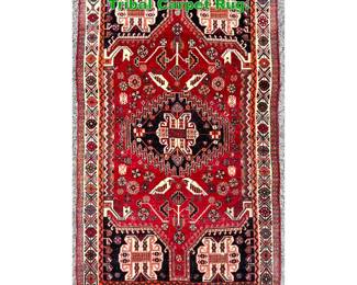 Lot 1792 4 10 X 8 2 Handmade Oriental Tribal Carpet Rug. 