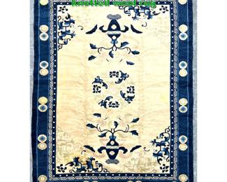 Lot 1833 6 2 X 9 3 Chinese Deco hand knotted wool rug