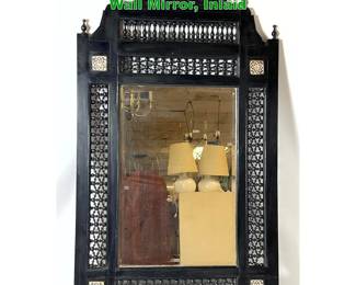 Lot 1754 Handmade Moroccan Wood Mirror Wall Mirror, Inlaid