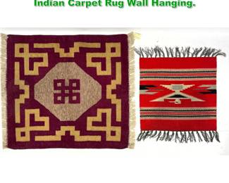 Lot 1623 1 11 X 2 1 2pcs Small American Indian Carpet Rug Wall Hanging. 