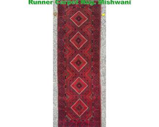 Lot 1819 2 2 X 8 5 Handmade Oriental Runner Carpet Rug. Mishwani
