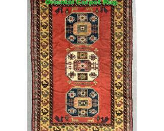 Lot 1790 5 4 X 9 4 Handmade Turkoman Oriental Carpet Rug. 