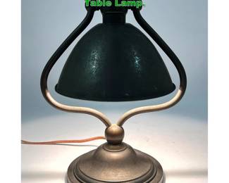 Lot 1737 Vintage Handel Style Desk Table Lamp. 