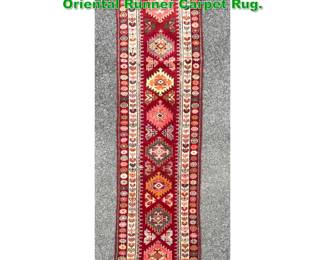Lot 1828 2 10 X 11 8 Turkey Handmade Oriental Runner Carpet Rug.