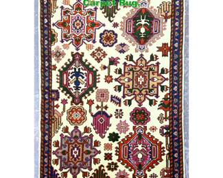 Lot 1813 3 10 x 5 3 Handmade Oriental Carpet Rug. 