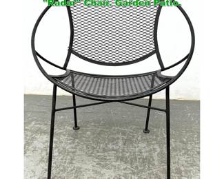 Lot 1318 Maurizio Tempestini for Salterini Radar Chair. Garden Patio.