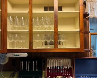 various glass drinking glasses 