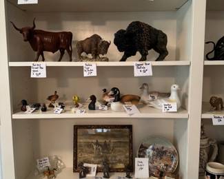 Various figurines