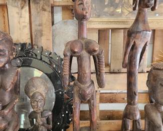 African wood statue 