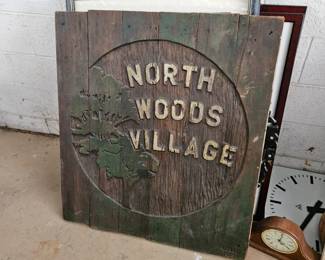 Wood sign