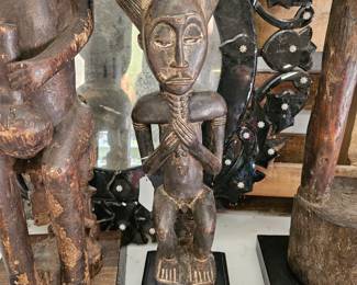 African wood statue 