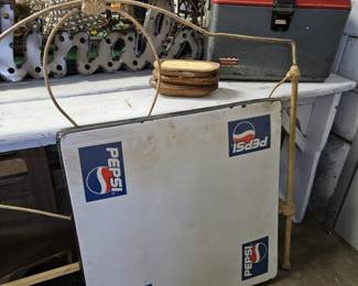 Pepsi enamel sign table top