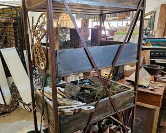 Napa valley industrial shelving unit