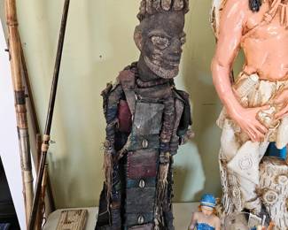 African wood statue 