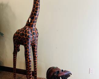 large 7' giraffe