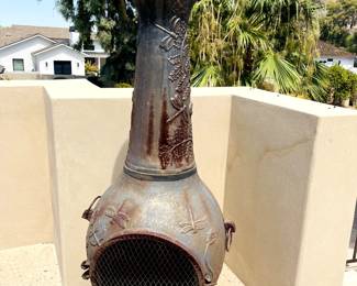 chiminea for those cool Az nights