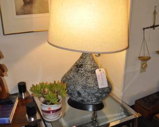 1950's Marcello Fantoni vase made into a table lamp