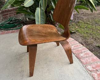 1950's Eames LCW 1st generation lounge chair