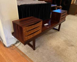  1960's Torbjorn Afdal Rosewood "Krobo" bench