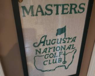 Masters framed golf