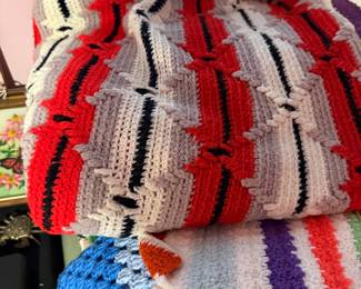 Tons of Crocheted Blankets