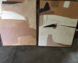 PAIR OF ARTWORK (AS IS)