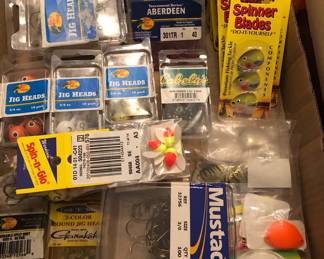 LEAD JIGS, HOOKS, BLADES