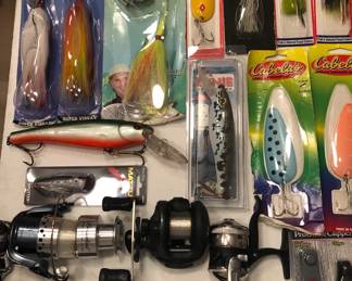 FISHING LURES & REELS, FILLET KNIFE