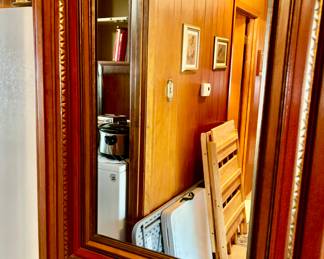 Wooden mirror