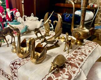 Brass sculptures