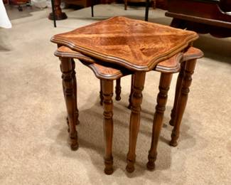 Vintage stacking nesting tables